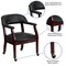 Emma and Oliver Conference Chair with Accent Nail Trim and Casters